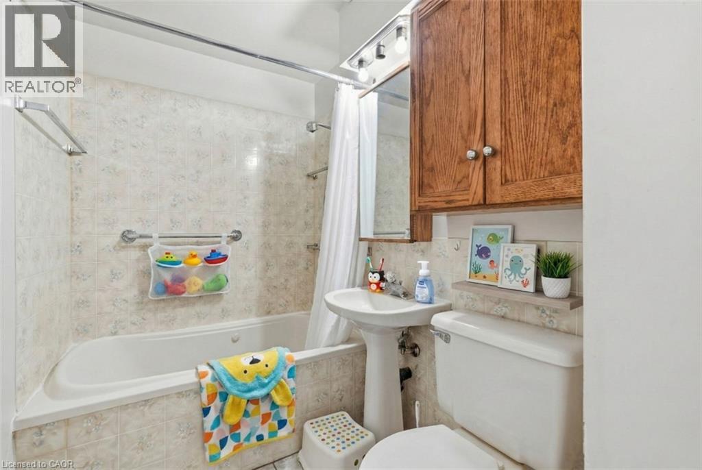 Virtually Staged - 92 Gary Avenue, Hamilton, ON - Indoor Photo Showing Bathroom