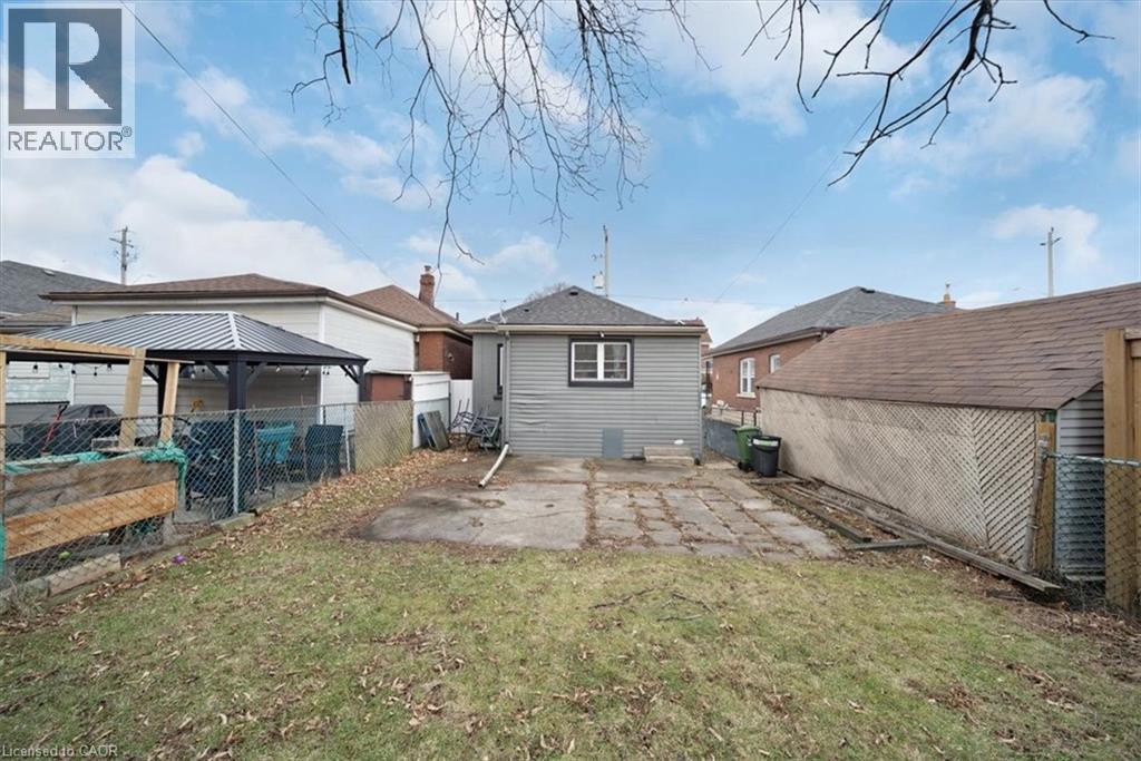 Back of property with a patio and a gazebo - 106 Lottridge Street, Hamilton, ON - Outdoor