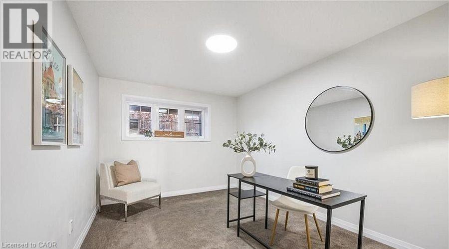 Carpeted office space with baseboards - 24 Morrison Road Unit# D9, Kitchener, ON - Indoor