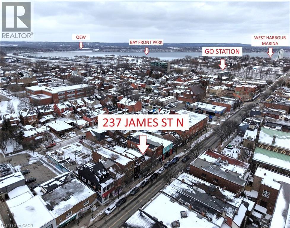Overhead - Areas of influence - 237 James Street N, Hamilton, ON