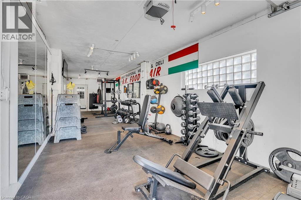 Rear main floor commercial space Rear bulding Gym - commercial space - 237 James Street N, Hamilton, ON