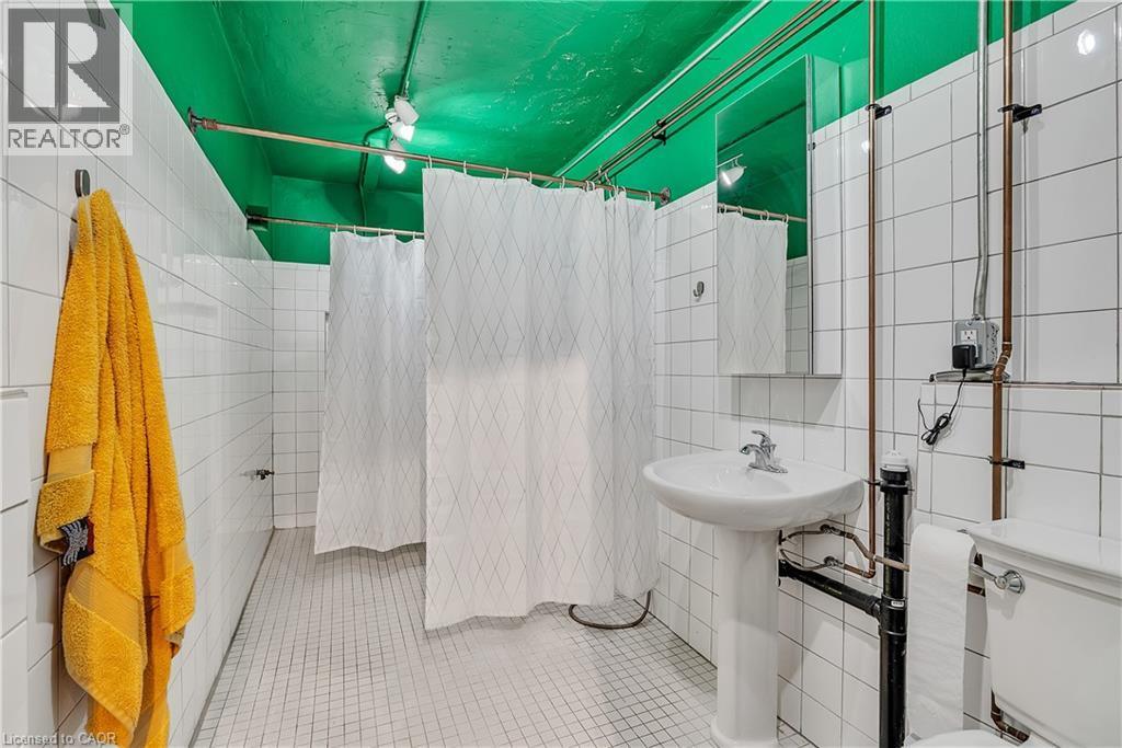 Rear main floor commercial space Shower/Laundry/Toilet - 237 James Street N, Hamilton, ON