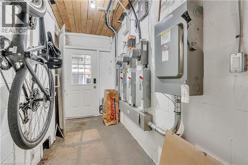 Rear space Hallway Hydro Meters - 237 James Street N, Hamilton, ON 