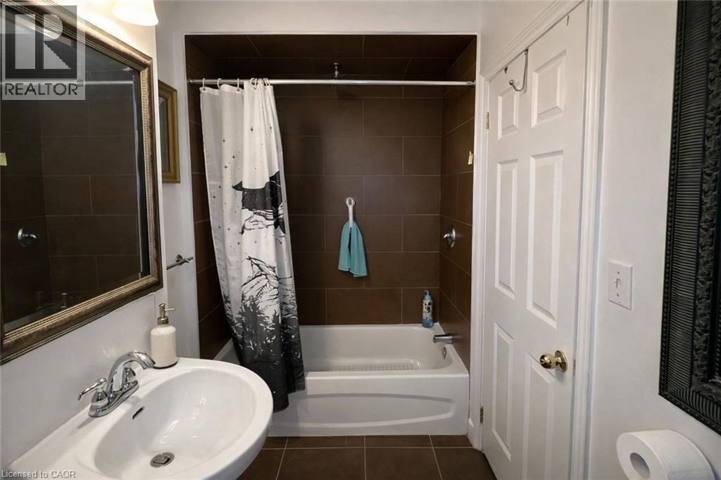 Unit 4 Bathroom - Image AI generated to remove Tenants belongings, Unit is similar to picture but may not be identical - Photo is for information purposes only. - 237 James Street N, Hamilton, ON