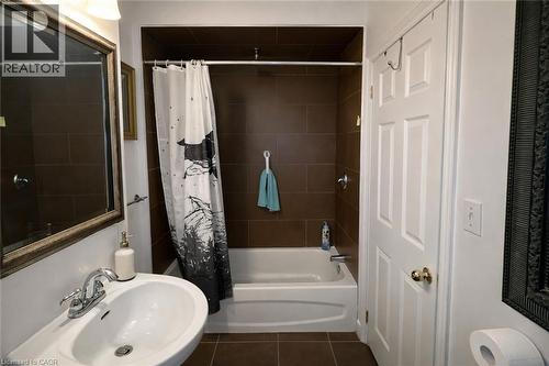 Unit 4 Bathroom - Image AI generated to remove Tenants belongings, Unit is similar to picture but may not be identical - Photo is for information purposes only. - 237 James Street N, Hamilton, ON 