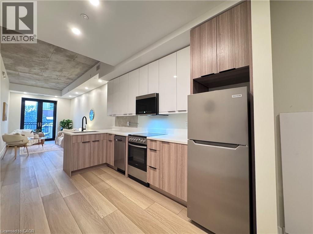 STAINLESS STEEL APPLIANCES - 169 James Street S Unit# 401, Hamilton, ON - Indoor Photo Showing Kitchen