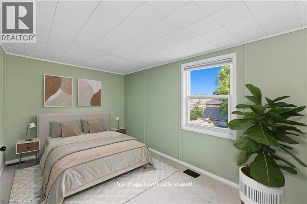 Bedroom (virtually staged) - 159 Hope Avenue, Hamilton, ON - Indoor Photo Showing Bedroom