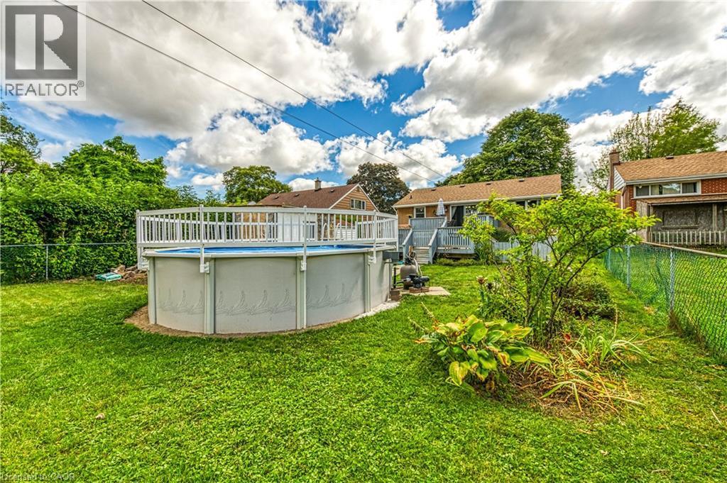 446 East 36Th Street, Hamilton, ON - Outdoor With Above Ground Pool