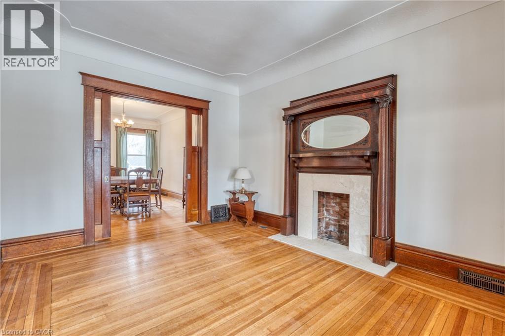 17 Barnesdale Avenue N, Hamilton, ON - Indoor With Fireplace