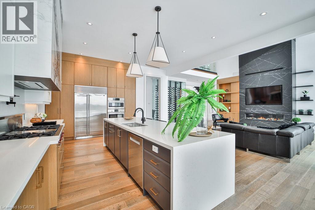 2284 Sideroad 1, Burlington, ON - Indoor Photo Showing Kitchen With Upgraded Kitchen
