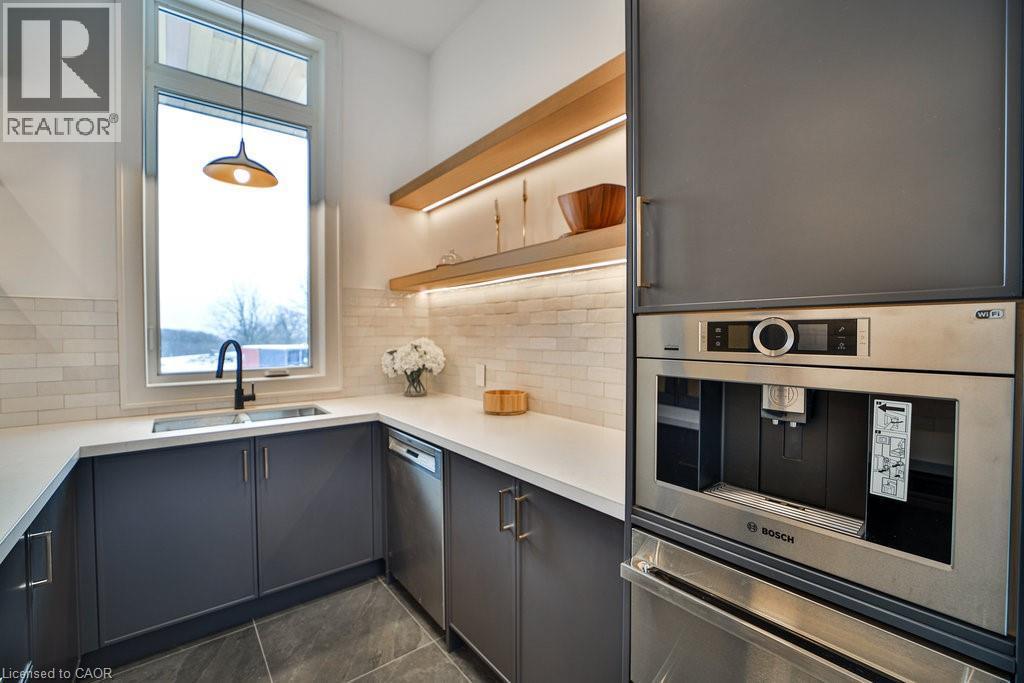 2284 Sideroad 1, Burlington, ON - Indoor Photo Showing Kitchen With Double Sink