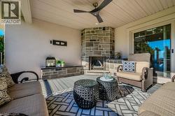 Covered with composite decking -