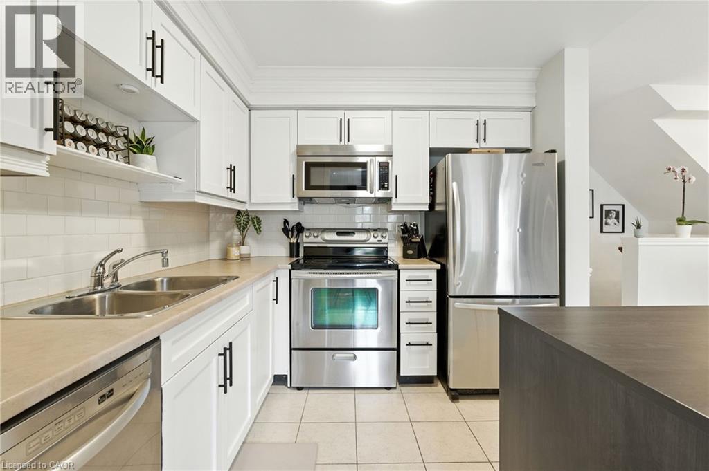 247 Fall Fair Way, Binbrook, ON - Indoor Photo Showing Kitchen With Stainless Steel Kitchen With Double Sink