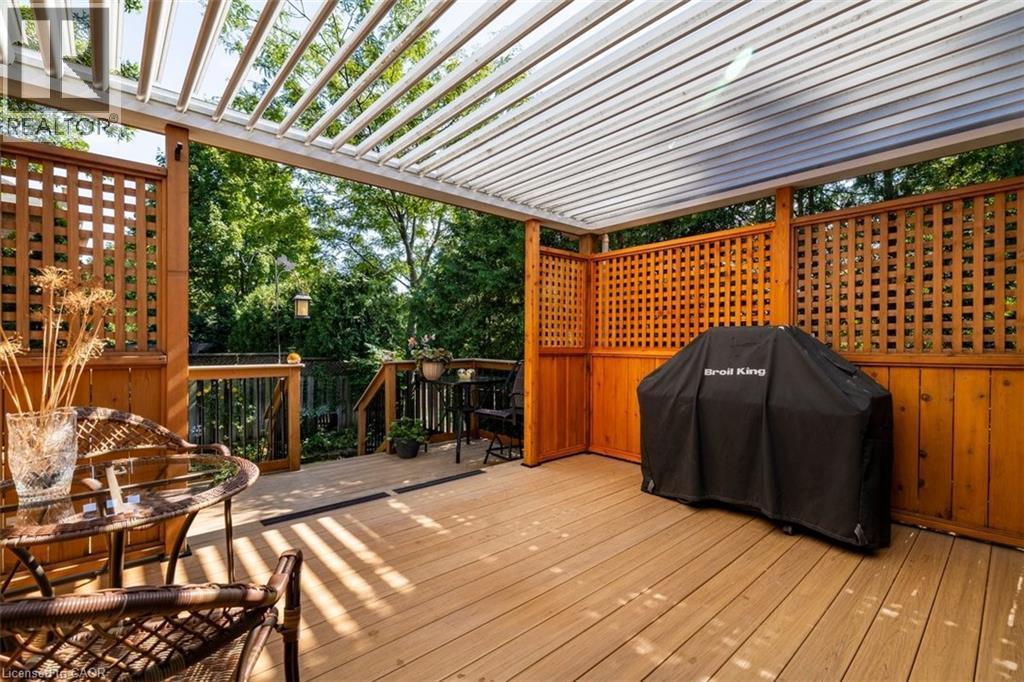 With Motorized Metal Pergola - 2428 Salcome Drive, Oakville, ON - Outdoor With Deck Patio Veranda With Exterior