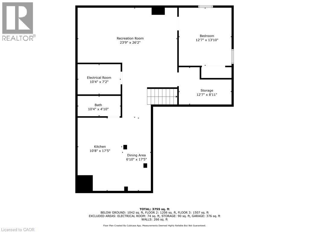 View of home floor plan - 62 Esther Crescent Unit# Lower, Thorold, ON - Other