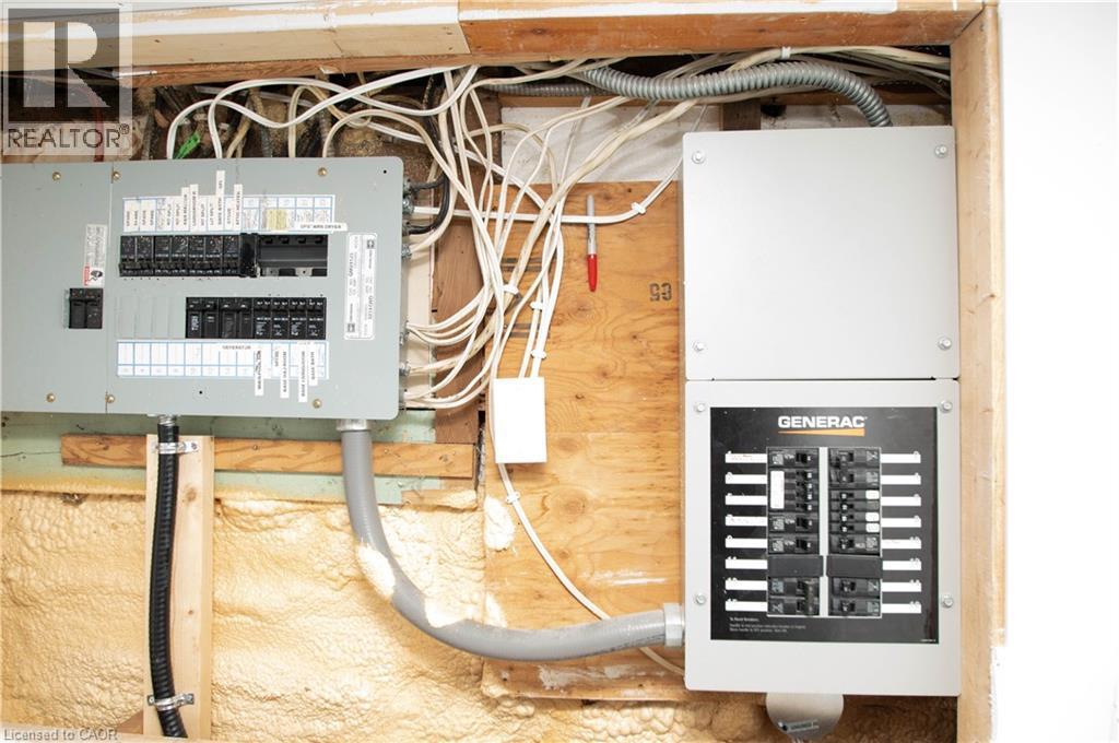 Utilities featuring electric panel - 535 Mcdowell Road E, Simcoe, ON - Indoor Photo Showing Basement