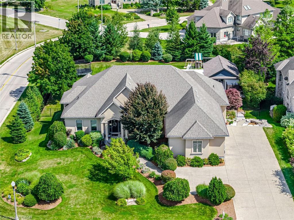 Aerial view of property and surrounding area - 86 Canters Close, Kitchener, ON - Outdoor