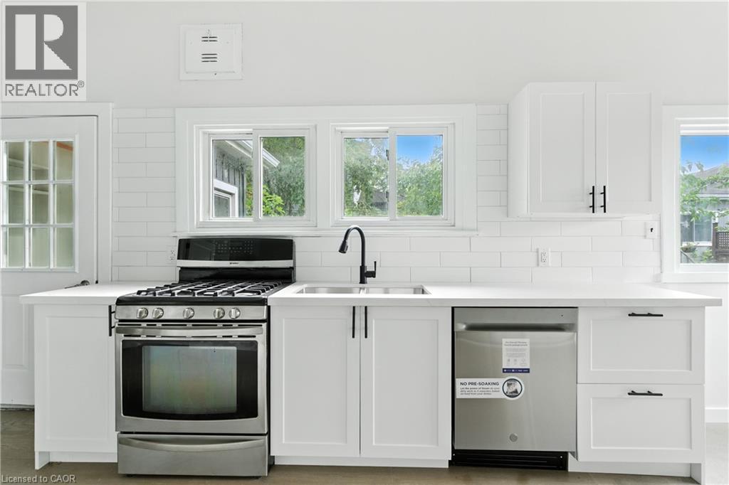 684 Beach Boulevard, Hamilton, ON - Indoor Photo Showing Kitchen With Double Sink