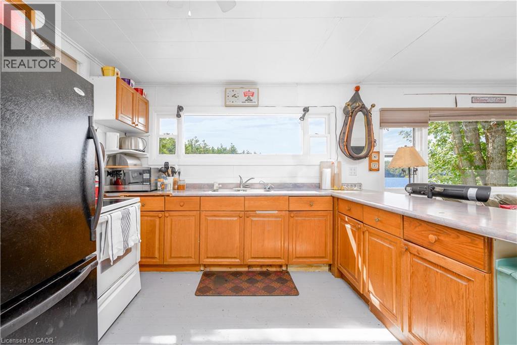 1230 Forsters Road, Minden Hills, ON - Indoor Photo Showing Kitchen With Double Sink