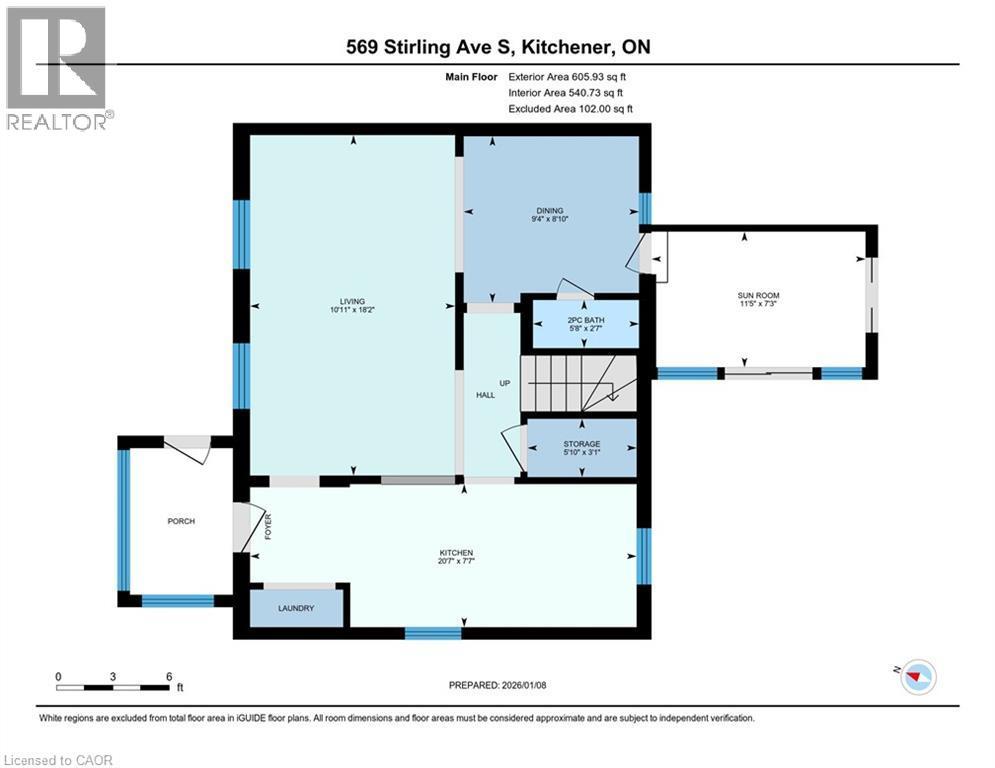View of property floor plan - 569 Stirling Avenue S, Kitchener, ON - Other