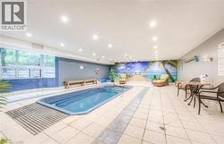 View of swimming pool with a pool -