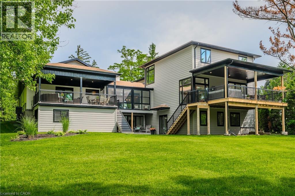 195 Riverbank Drive, Cambridge, ON - Outdoor With Deck Patio Veranda