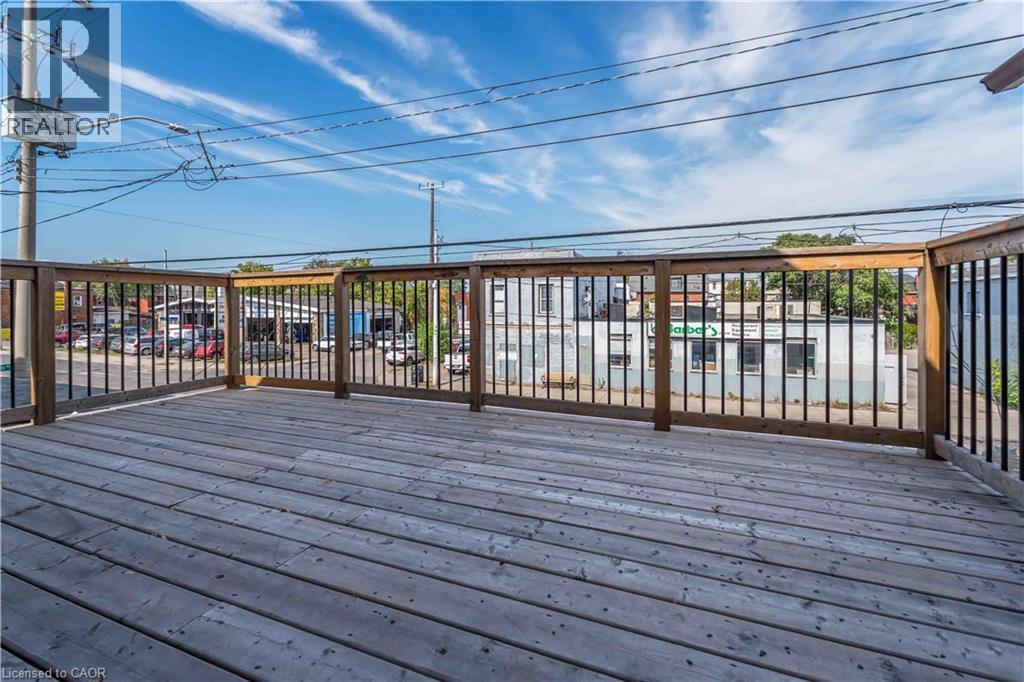 View of wooden deck - 934 Barton Street E Unit# 2, Hamilton, ON - Outdoor