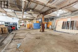 Garage with gas water heater -