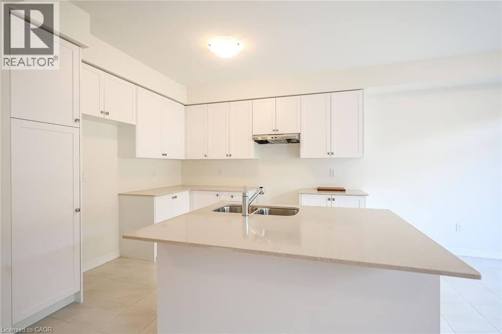 377 Provident Way, Hamilton, ON - Indoor Photo Showing Kitchen With Double Sink