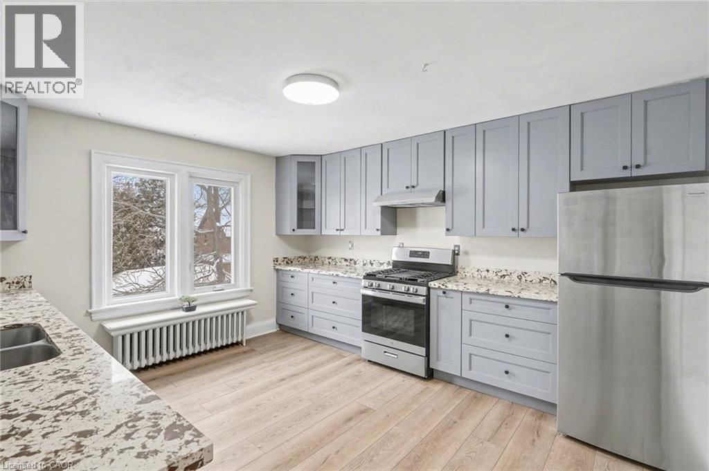 218 Weber Street E, Kitchener, ON - Indoor Photo Showing Kitchen With Double Sink