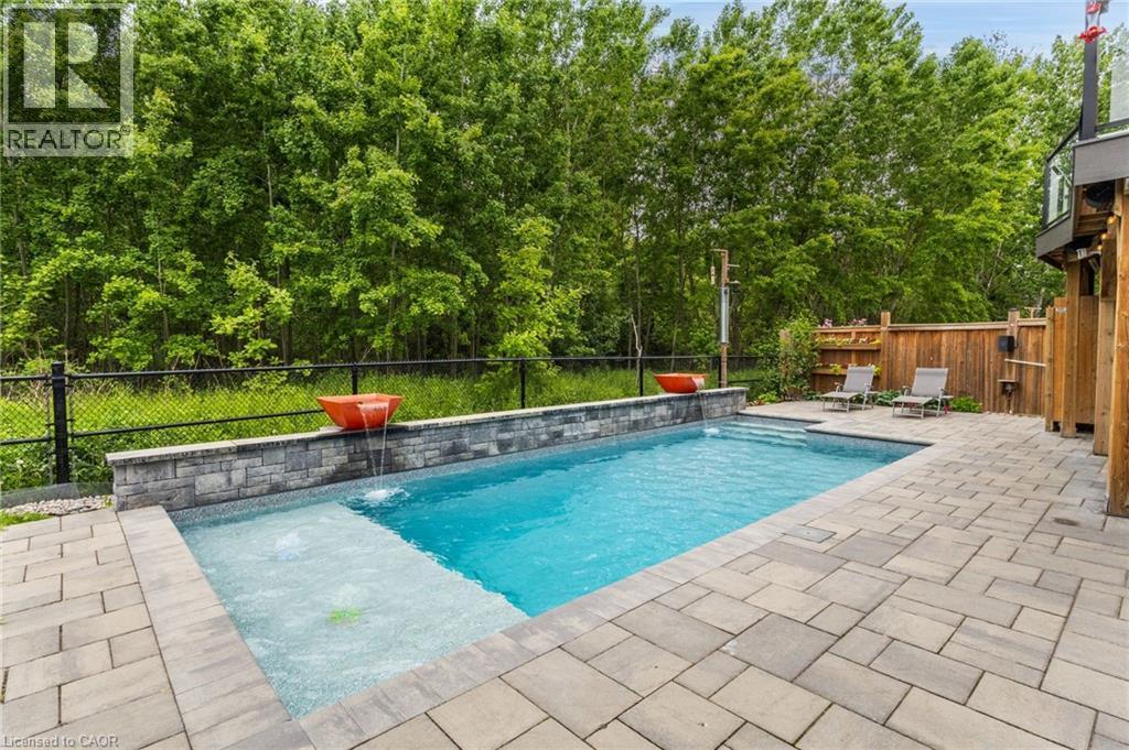 64 Elysian Fields Circle, Brampton, ON - Outdoor With In Ground Pool With Deck Patio Veranda With Backyard