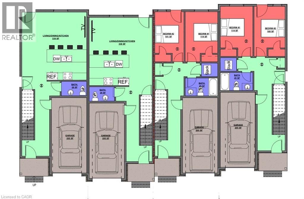 View of property floor plan - 355 Guelph Avenue, Cambridge, ON