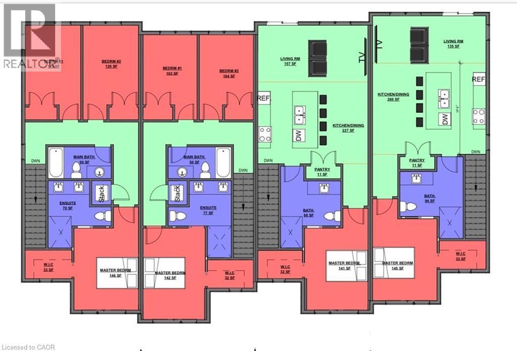 View of floor plan / room layout - 355 Guelph Avenue, Cambridge, ON