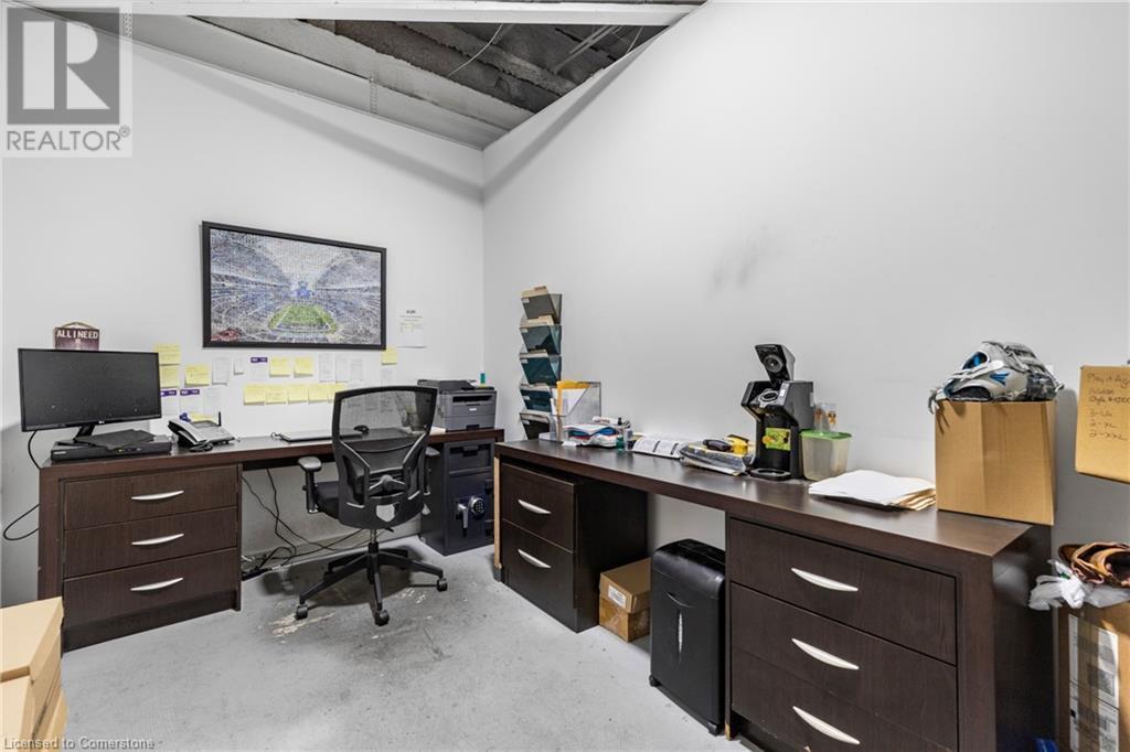 Home office with concrete floors - 622 Upper James Street, Hamilton, ON