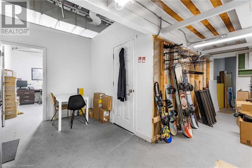 Below grade area with a desk - 622 Upper James Street, Hamilton, ON