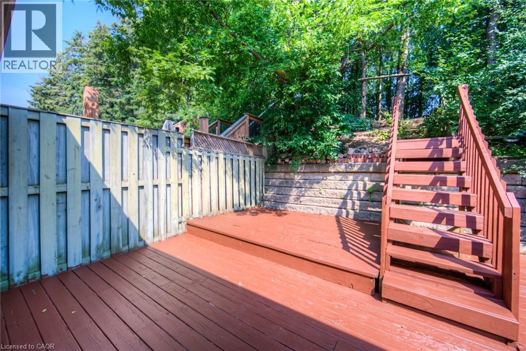 Deck featuring stairs - 20 Bankside Drive, Kitchener, ON - Outdoor With Exterior