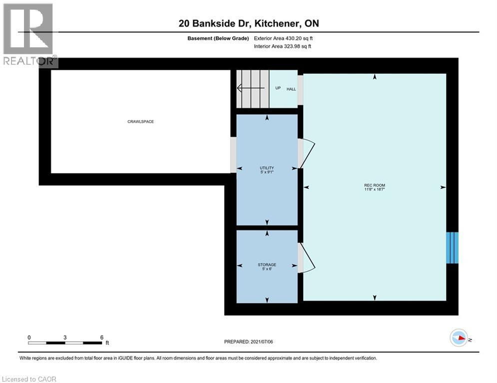 View of property floor plan - 20 Bankside Drive, Kitchener, ON - Other