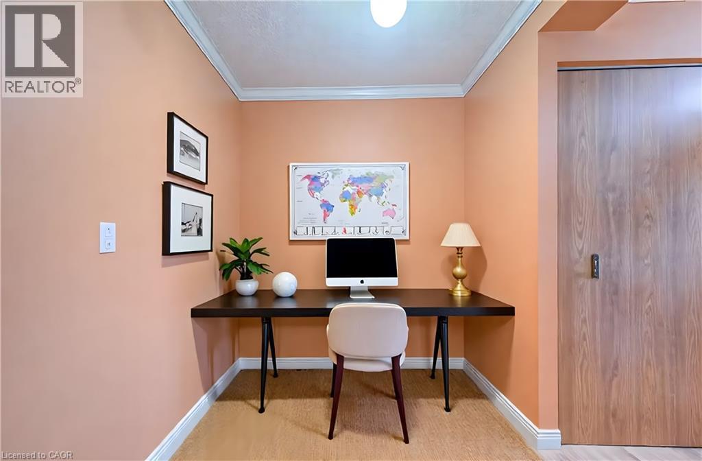 Virtually Staged - 400 Champlain Boulevard Unit# 406, Cambridge, ON - Indoor Photo Showing Office