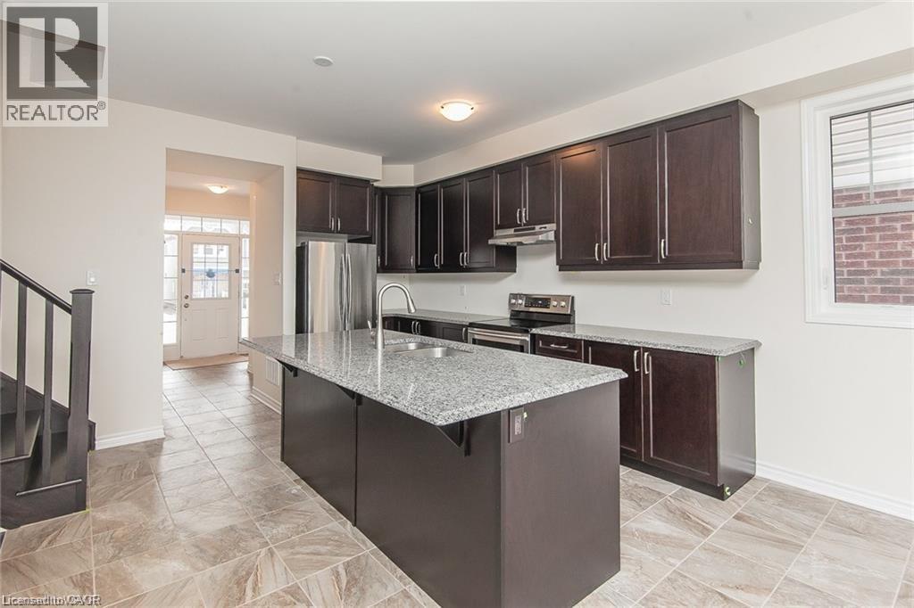 50 Shoreacres Drive, Kitchener, ON - Indoor Photo Showing Kitchen With Stainless Steel Kitchen With Double Sink