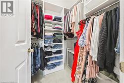 Walk-in closet with built in's -