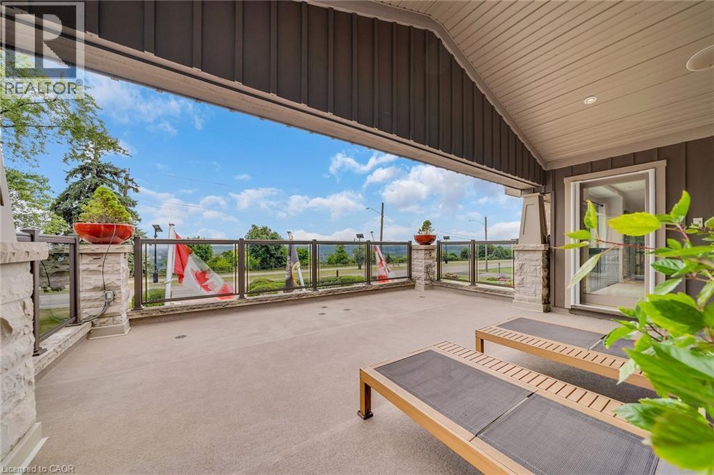 View of patio / terrace - 404 Mountain Brow Boulevard E, Hamilton, ON - Outdoor With Exterior