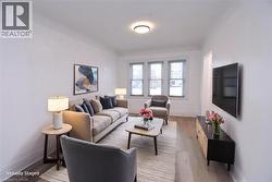 Living area staged -