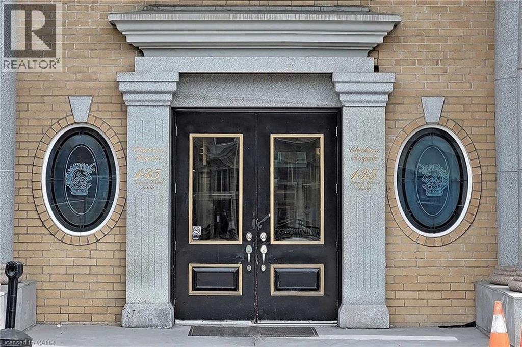 View of exterior entry - 135 James Street Unit# 608, Hamilton, ON - Outdoor With Exterior