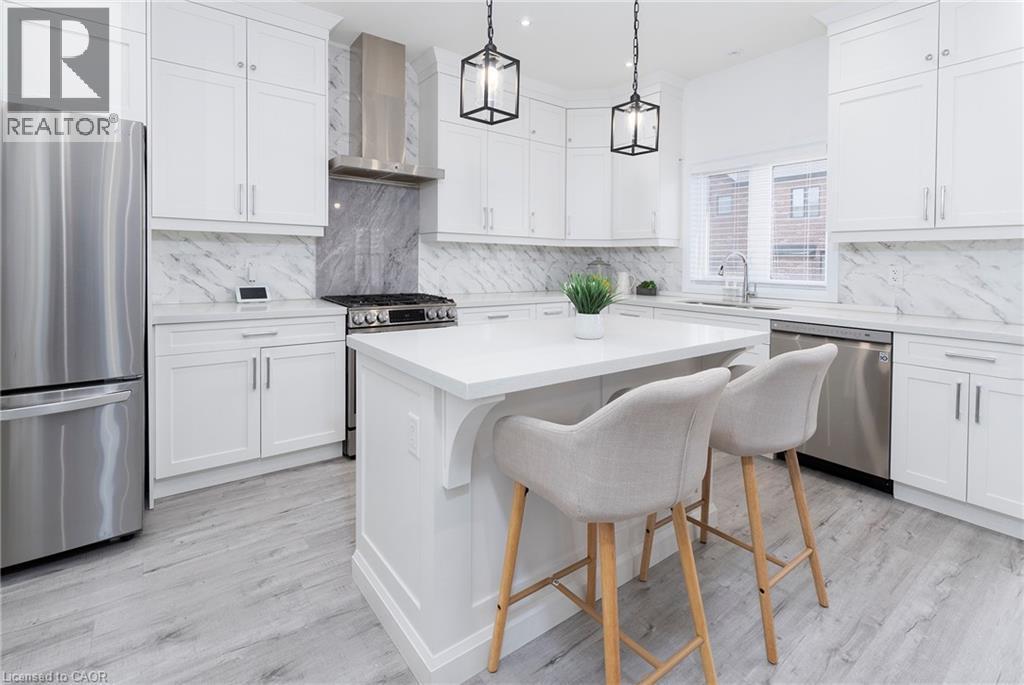 388 Klein Circle, Ancaster, ON - Indoor Photo Showing Kitchen With Upgraded Kitchen