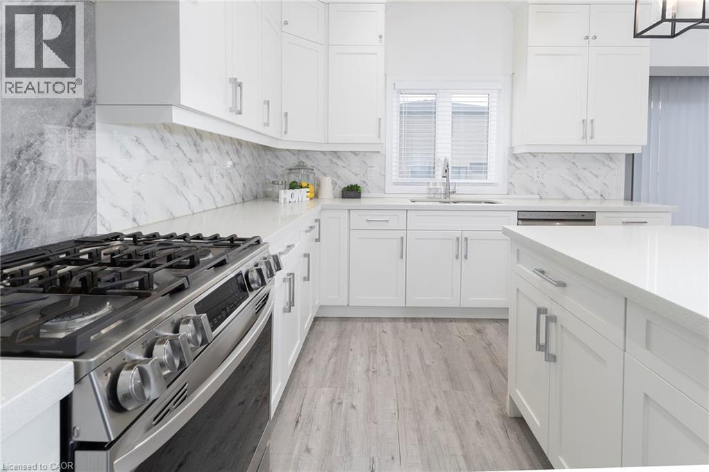 388 Klein Circle, Ancaster, ON - Indoor Photo Showing Kitchen With Upgraded Kitchen