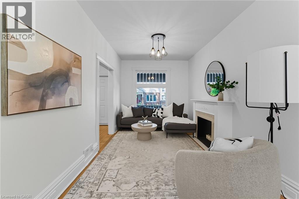 13 Bruce Street, Hamilton, ON - Indoor With Fireplace