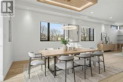 Dining Area with virtual staging -