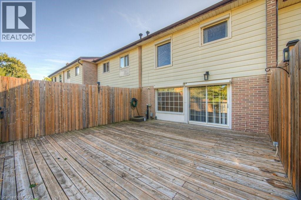 View of deck - 46 Guerin Avenue, Kitchener, ON - Outdoor With Deck Patio Veranda With Exterior