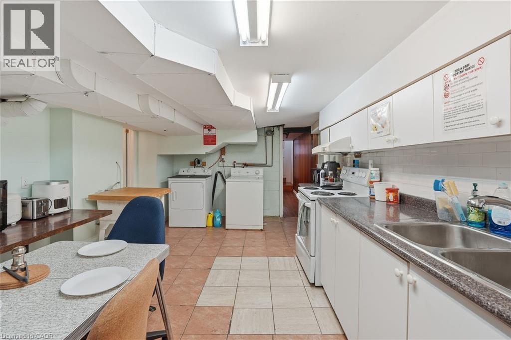 2 Gary Avenue, Hamilton, ON - Indoor Photo Showing Kitchen With Double Sink