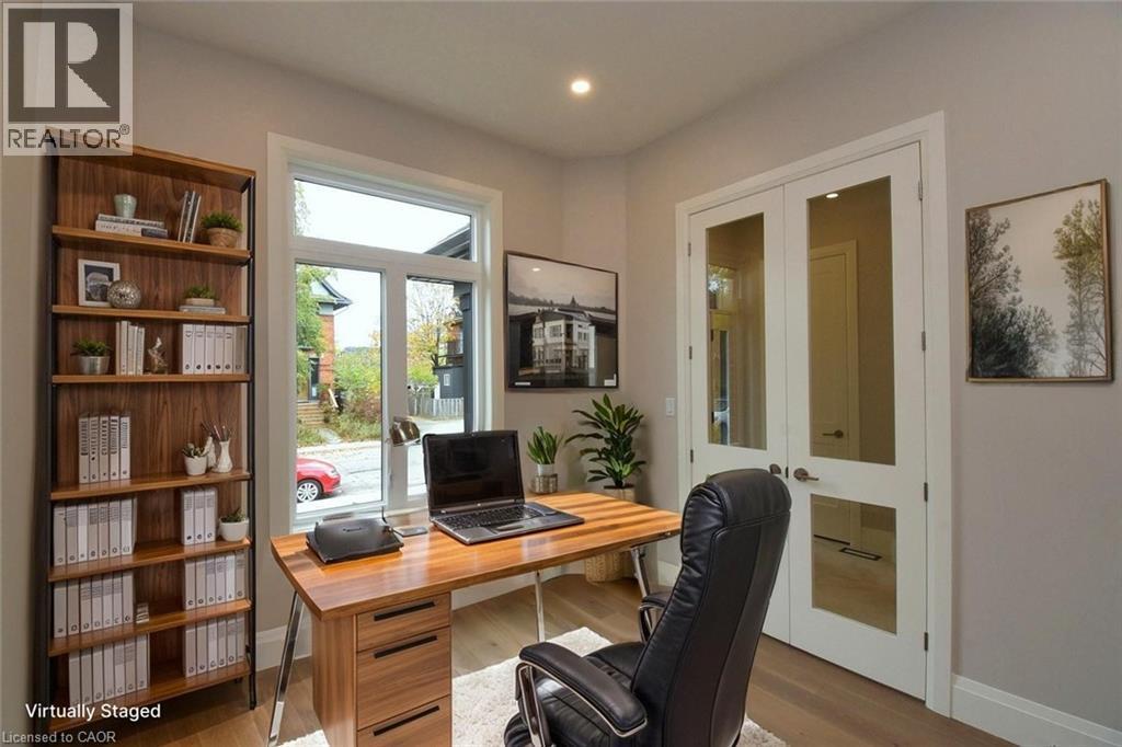 Den/Study/Office (Virtually Staged) - 279 Hess Street S, Hamilton, ON - Indoor Photo Showing Office